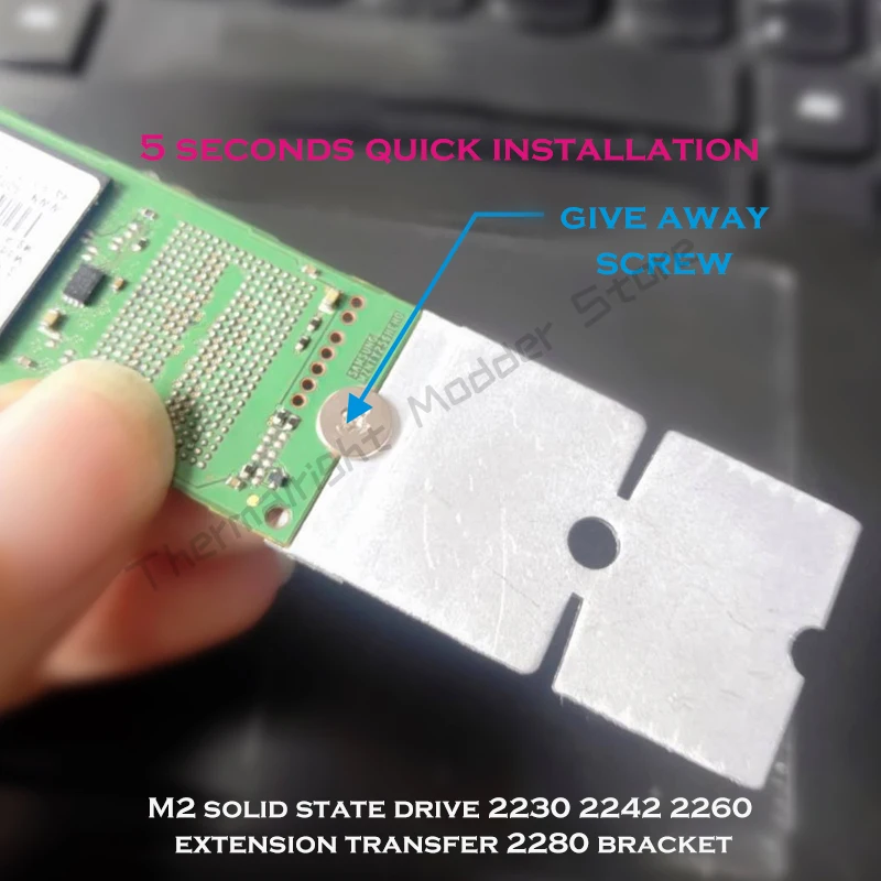 NGFF M2 Solid State Drive Adaptateur, 2242 à 2280, 2230 à 2280, Extension de carte de transfert, Carte T1, 2230 $, 2242/2260 $, NGFF M.2