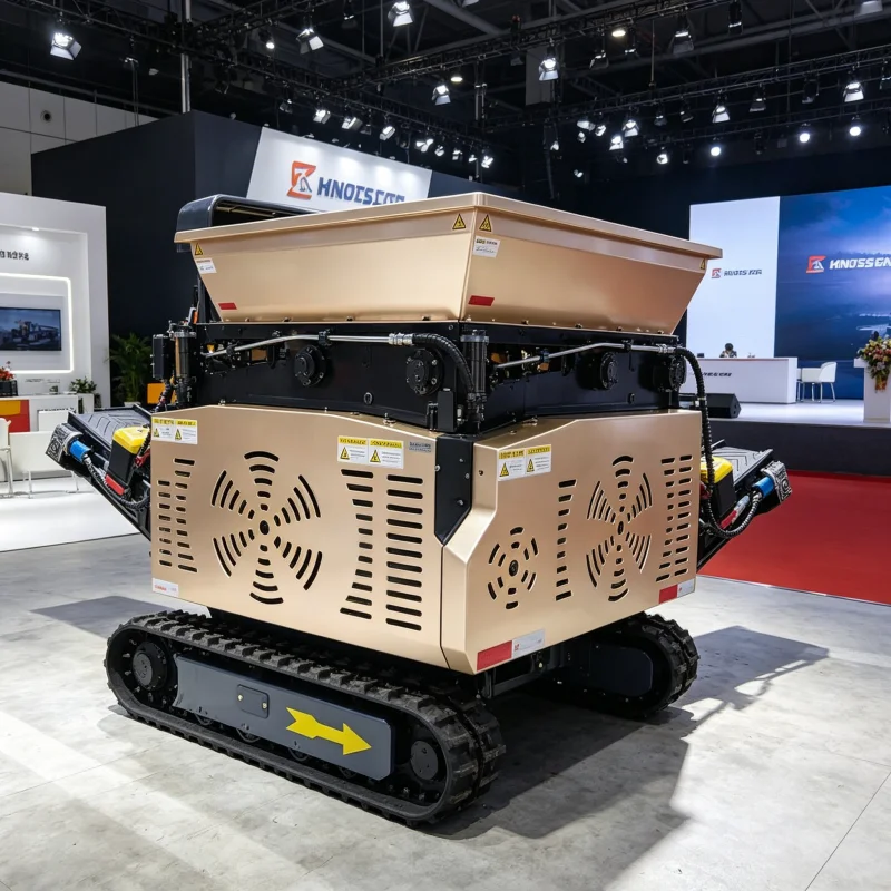 High Efficiency Mobile Diesel Jaw Crusher Portable Stone Crushing Machine For Construction Waste Concrete Recycling Plant Pro