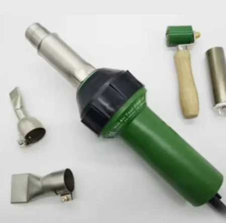 Kit Profesional de Soldadura por Aire Caliente + Pistola de Calor para Plástico + Accesorios para Pisos de PVC, Linóleo y Vinilo