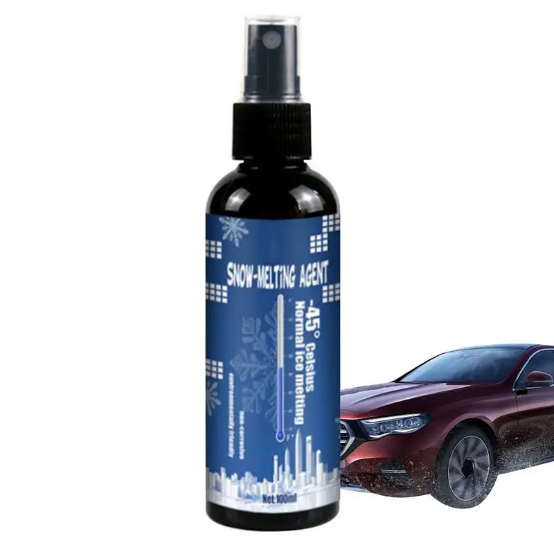 Windshield De-Icer Fast Ice Melting Spray Window Snow Melting Spray Winter Auto Deicing Solution For Mirrow Headlights Door