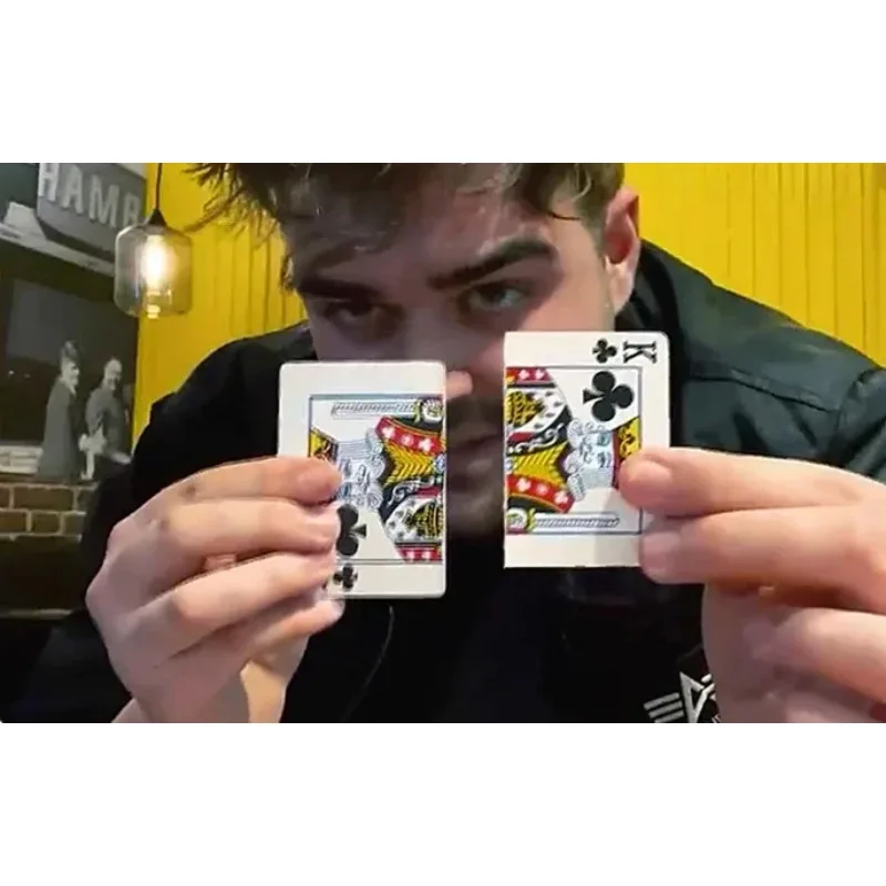 بطاقة منظور جوليو مونتورو خدع سحرية عن قرب دعامة الساحر ملحق الوهم للتحايل للأداء #4