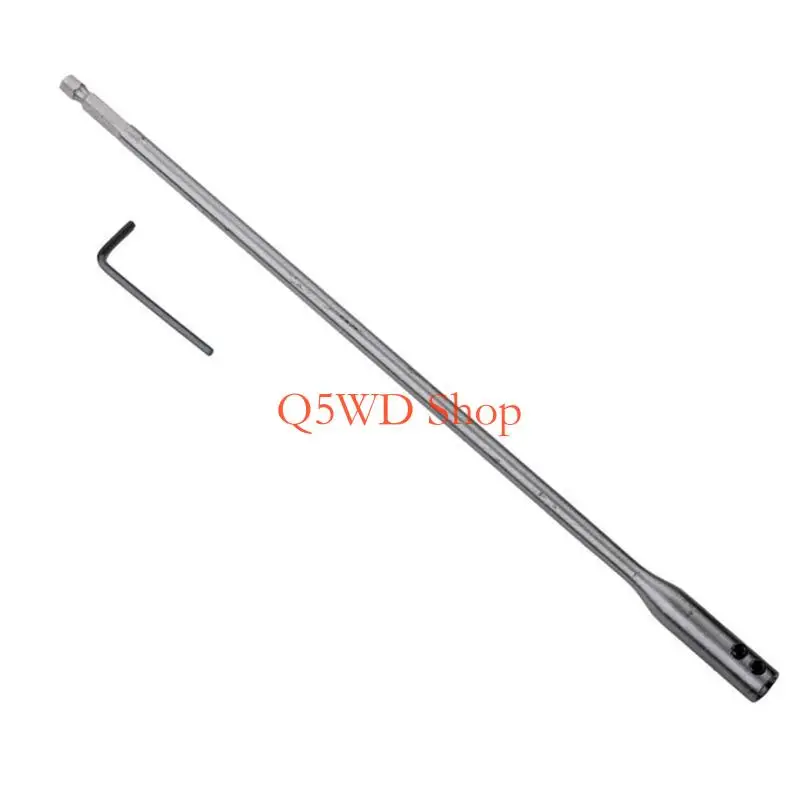 Q5WD Drill Bit Extension Bar Deep Hole Shaft Extention Holder Rod for House Construction Work Wear Resistant
