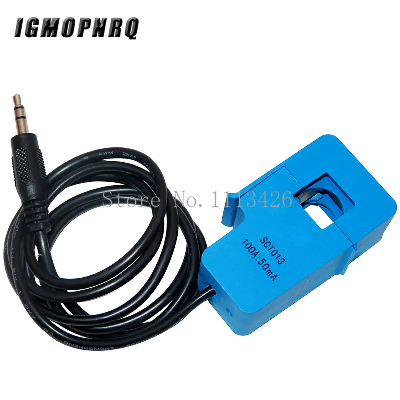 SCT-013-000 10A 20A 30A 50A 60A 100A Non-invasive Split Core Current Transformer AC current sensor IGMOPNRQ