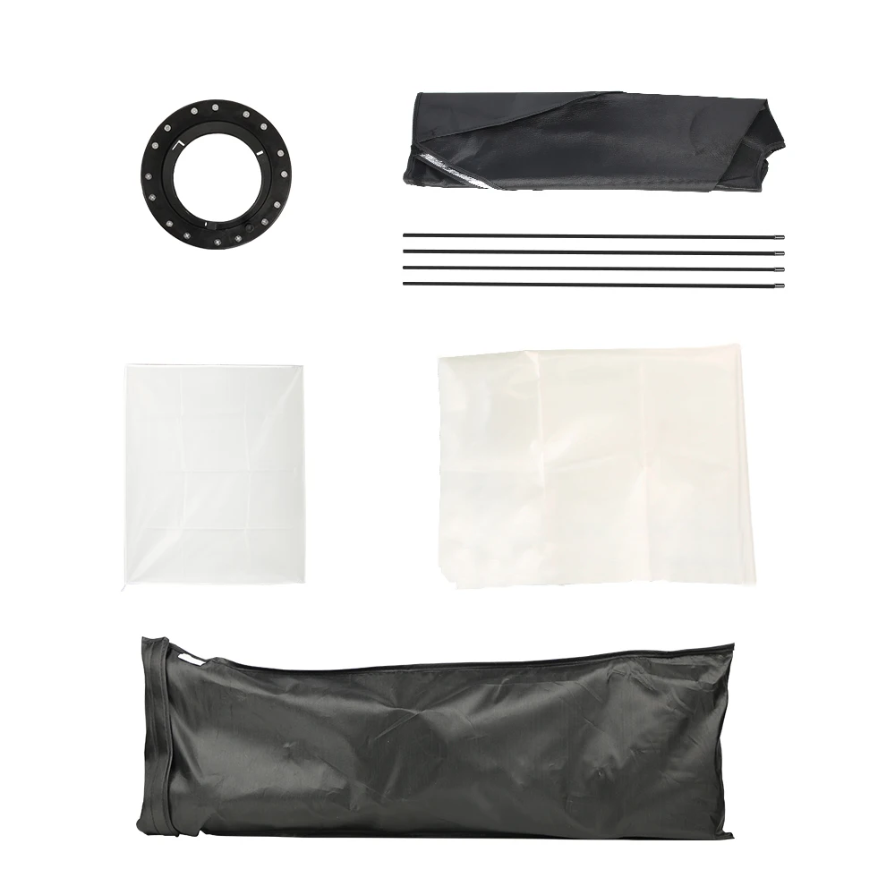 SH New Bowens 60X90 Foldable SoftBox Speedlite Flash Softbox for S-type Bracket Fit  Elinchrom Mount Film-Making Video Shoo