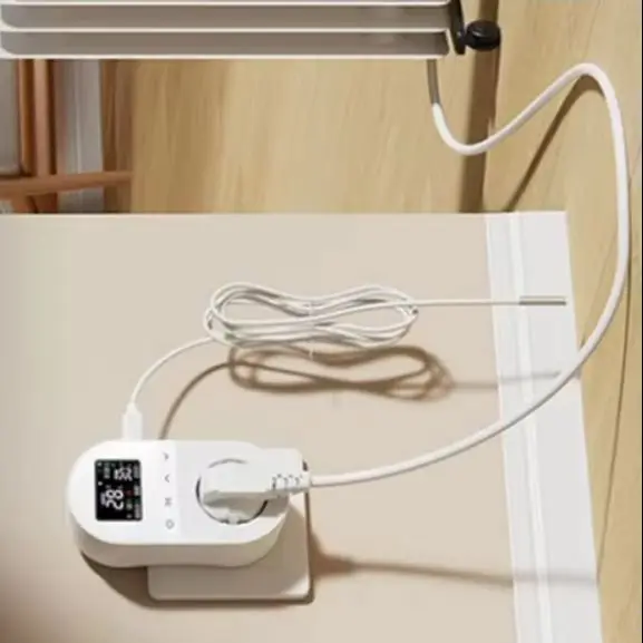 Tuya WiFi Thermostat Plug: 16A Digital Temperature Controller with Sensor & Timer – Voice Control for Alexa & Google Home