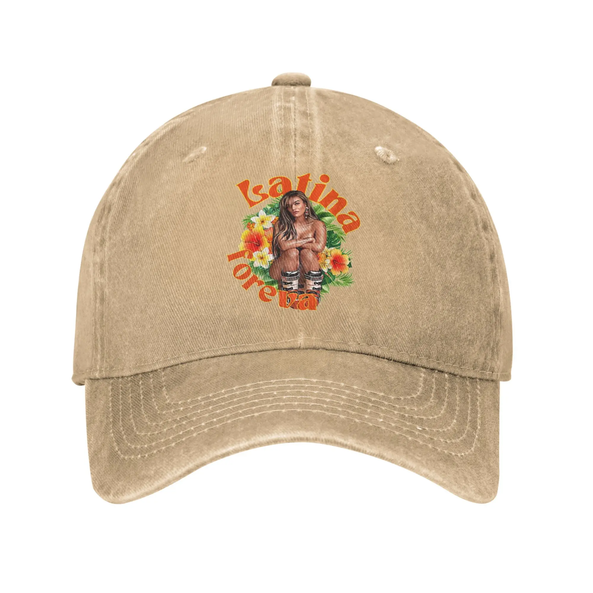 

Бейсбольная кепка в стиле ретро Latina Forever Bichota, мужская джинсовая шляпа Snapback Karol G, уличная кепка для бега, гольфа, регулируемая кепка