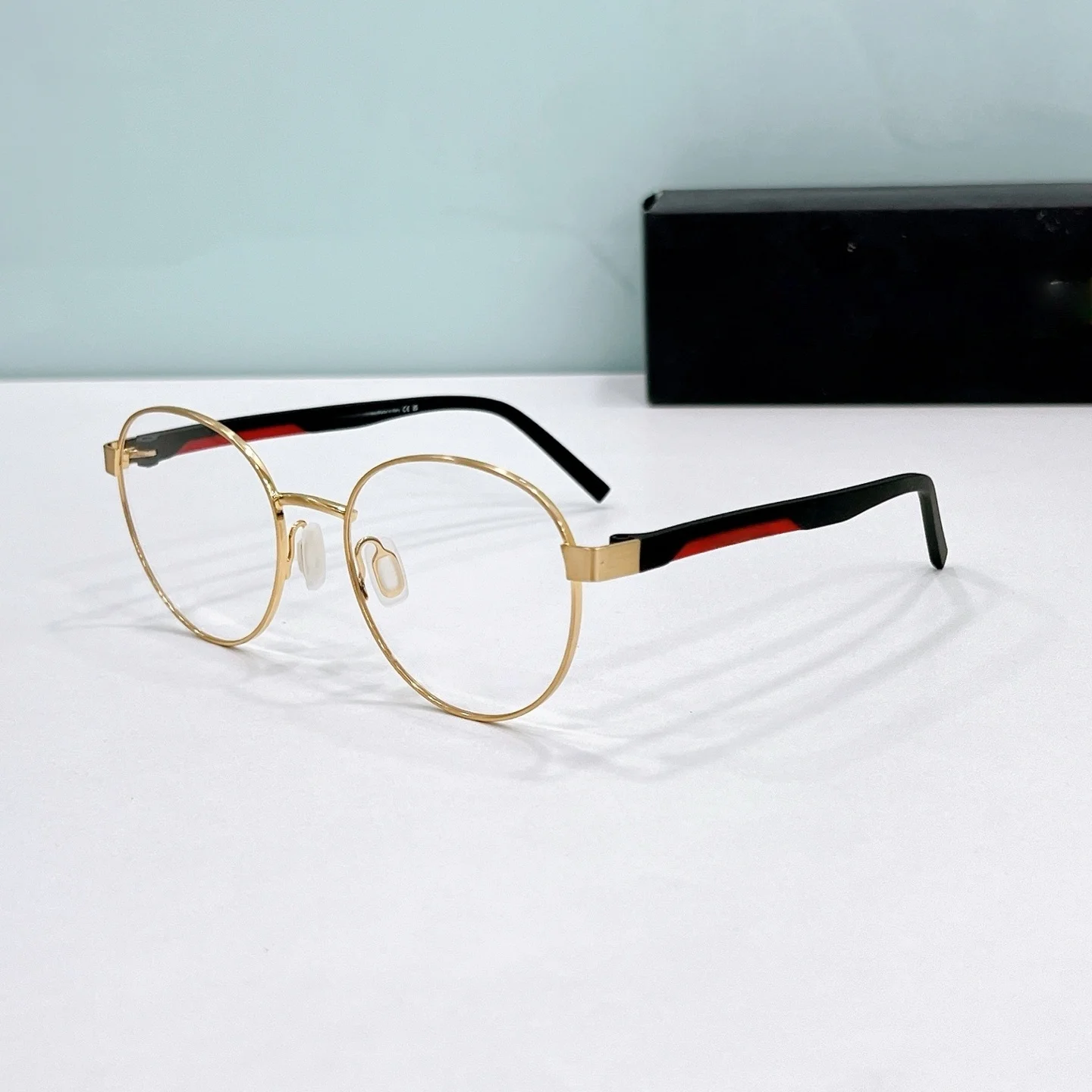 

P8746 Personalized Eyeglasses Frames Oval Alloy Luxury Designer Men's Glasses Frames Vintage Classic Women's Glasses Frames
