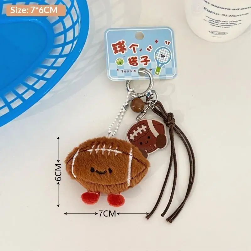 Tennis Table Tennis Pendant Ball Accessories For Backpack Keychain Decorative Pendant