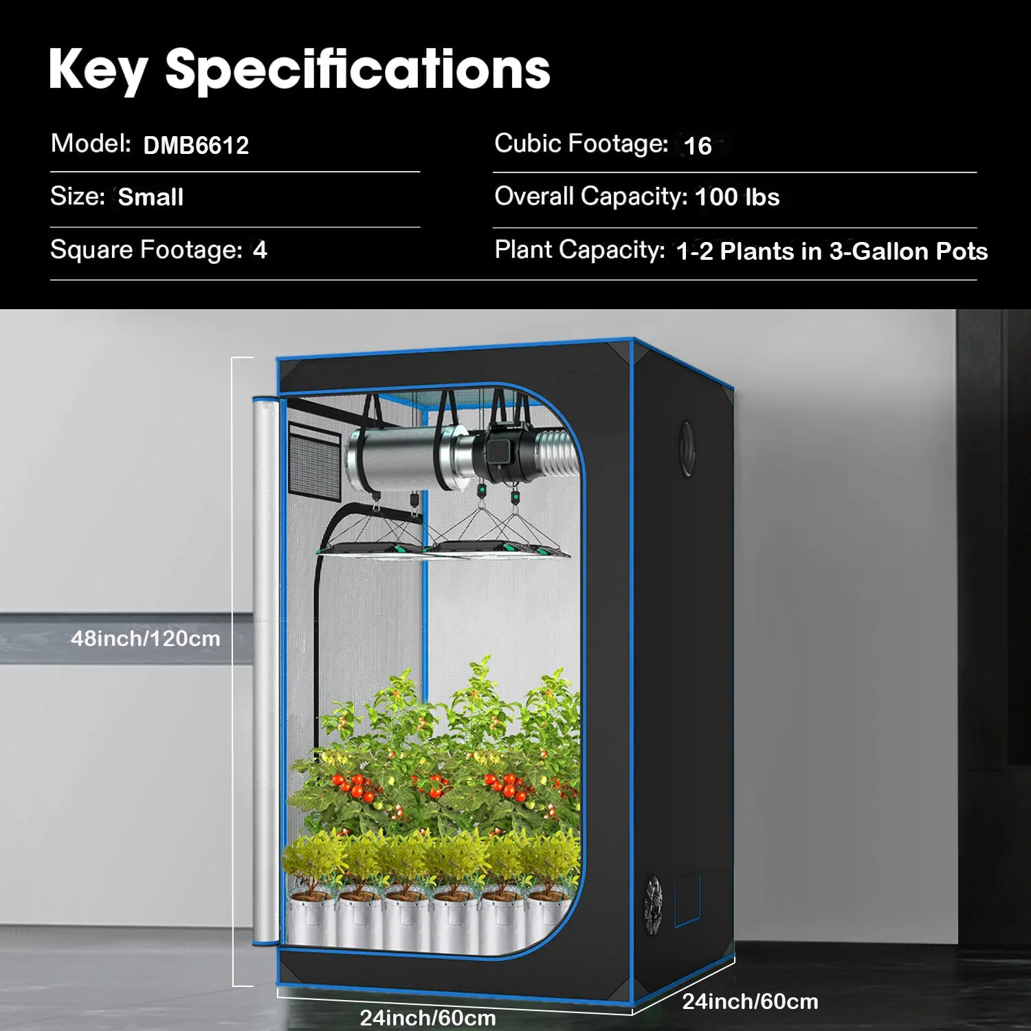 Kit Completo de Cultivo Indoor - Grow Tent Complete Kit avaliação e preço