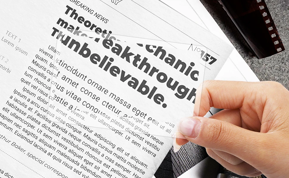 10Pcs Pocket Lens 3x Wallet Magnifier Lenses Credit Card Magnifying Glass For Seniors Elders Reading Fire Starter