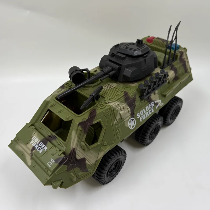 مقياس 1:18 الجندي العسكري المدرع القوات الناقل نموذج القوات الخاصة ل 3.75 ''عمل الشكل مركبة المشهد عرض ألعاب للأولاد