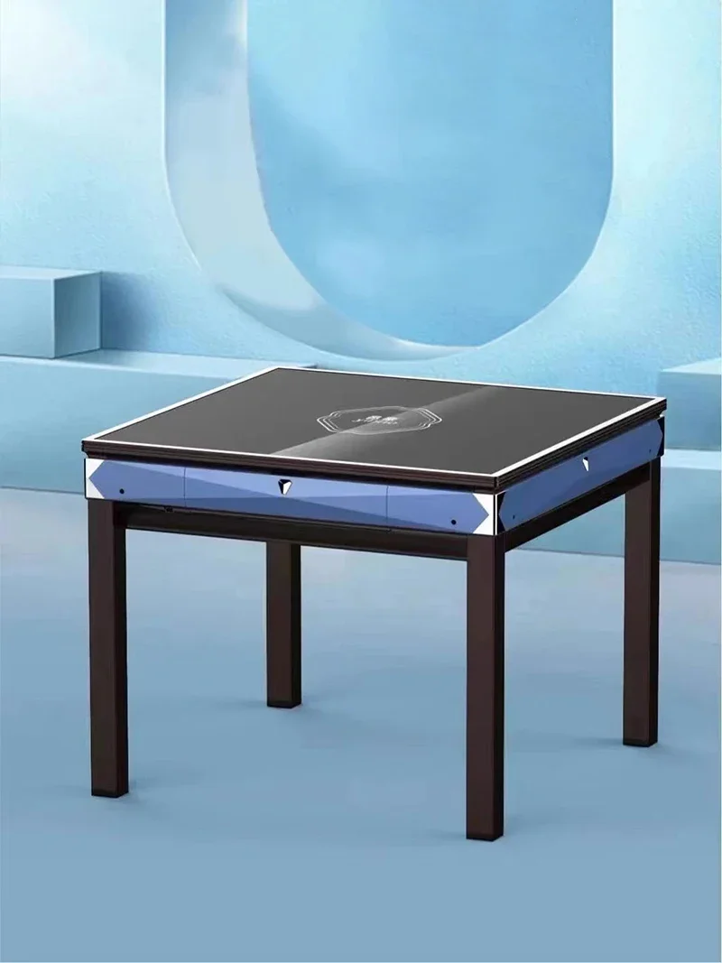 

Advanced Tempered Glass Dining Table Silence Automatic Shuffling Mahjong Table Relaxation Tavoli Da Pranzo Home Furniture LVMC