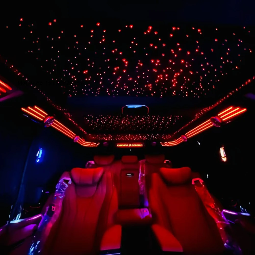 Luxury Leather Van Interior Accessories Custom Roof Light Car Ceiling Lighting Overhead Light for  Vclass Vito