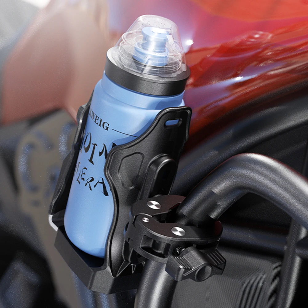 Universal Motorcycle Bicycle Beverage Water Bottle Drink Cup Holder Aluminum Alloy Fixed Beverage Stand for 50mm-90mm Kettles