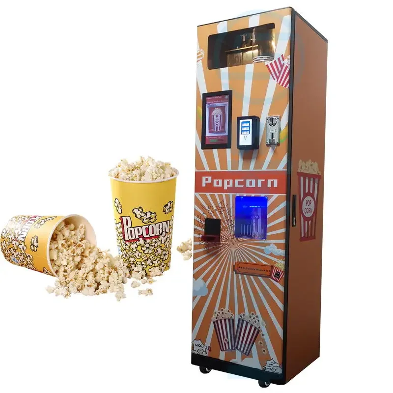 Most Popular Commercial Popcorn Making Machine Popcorn Maker Machine Automatic Popcorn Vending Machine