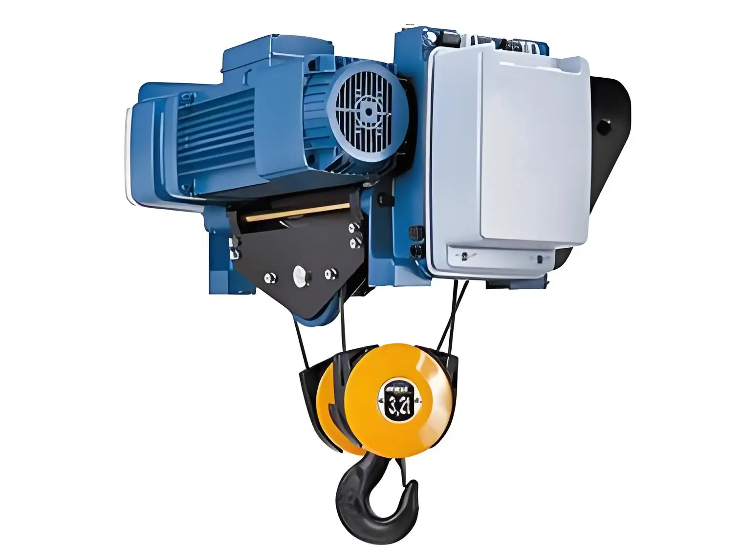 Подъемник с двойной балкой для заводского использования, 2-летняя гарантия, кран с дистанционным управлением и компонентом основного двигателя