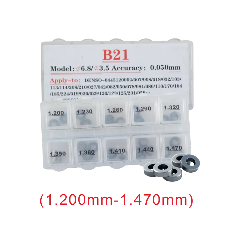 Adjusting Shims B21, Common Rail Injector Adjustment Repair Shim Gasket B21, wahser B21