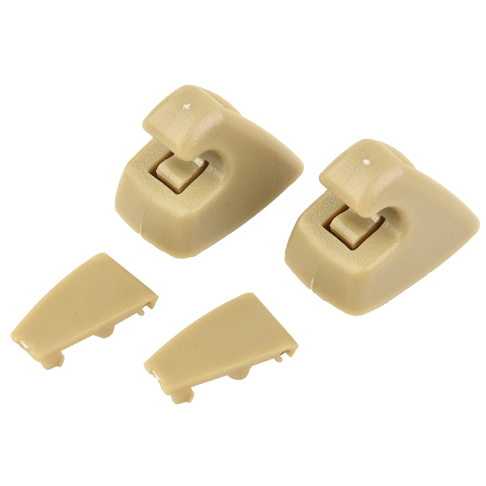 2 Stuks Zonneklep Ondersteuning Clip Voor Gmc 95994975 Voor Sonische Verano Voor Cruze Limited Spark Ev Beige Auto-Accessoires Set