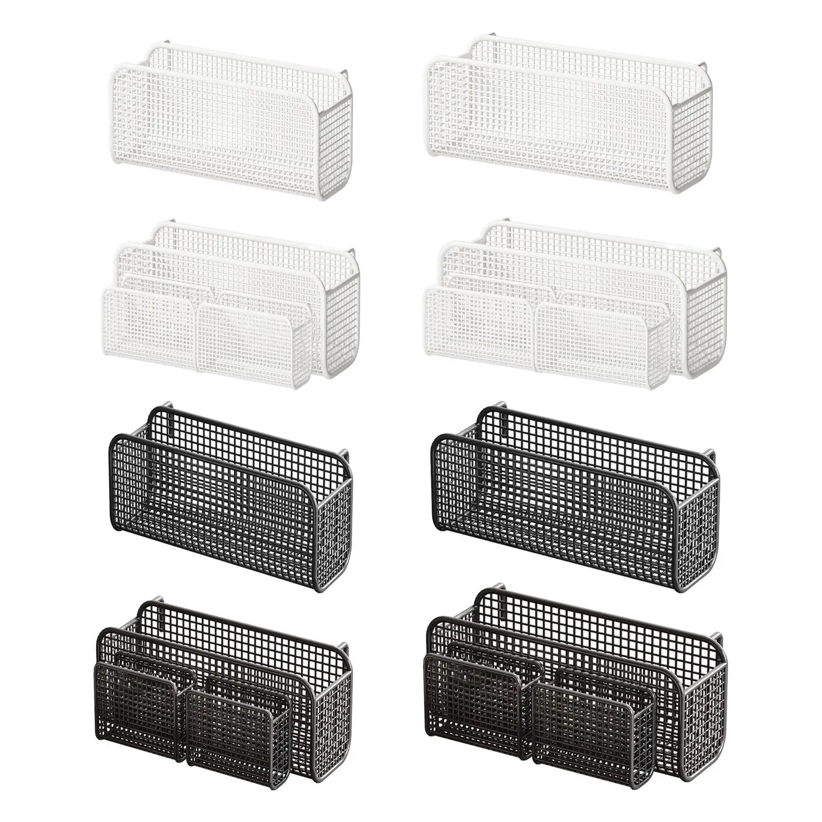 Hanging Storage Basket Bed Organizer Shelf Storage Hangable Iron Structure for Bedroom Office College Dorm