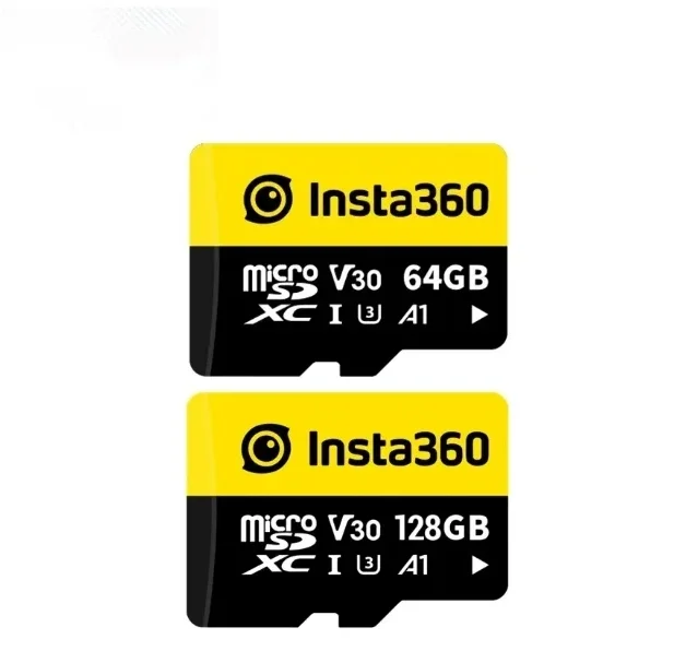 Insta360 Sd Geheugenkaart Voor Insta 360 X3 Ace Pro One X2 One Rs/R X 3 64Gb 128Gb V30 A1 High Speed Originele Accessoires