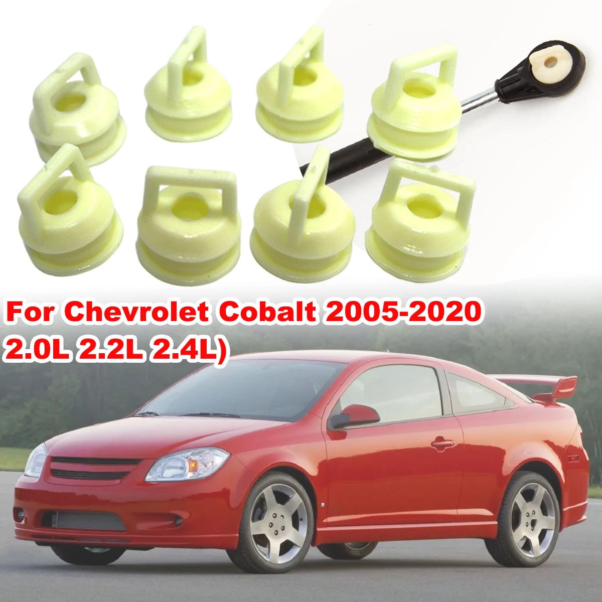 

8 шт. втулка троса переключения передач, резиновая втулка, зажим для Chevrolet Cobalt 2005 2006-2020, ремонтный комплект рычага переключения передач 15276979 15823112