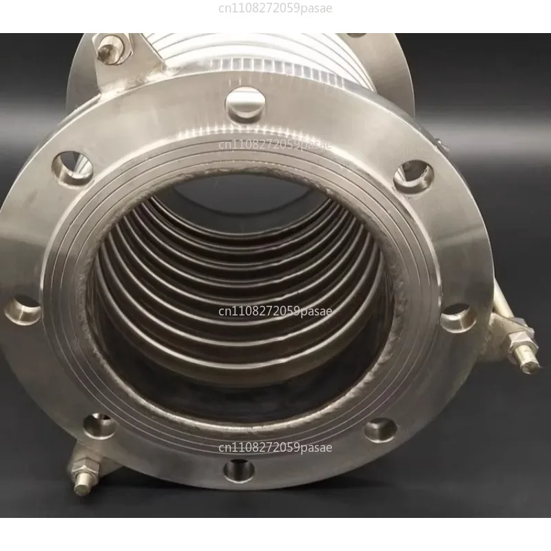 Stainless Steel Corrugated Compensator Expansion Joint 304Metal Corrugated Pipe Flange Pipe Type Telescopic