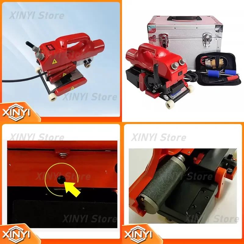 Digital Display Hot Wedge Welder for HDPE Geomembrane PVC Plastic Pond Liner Repairing Welding Machine
