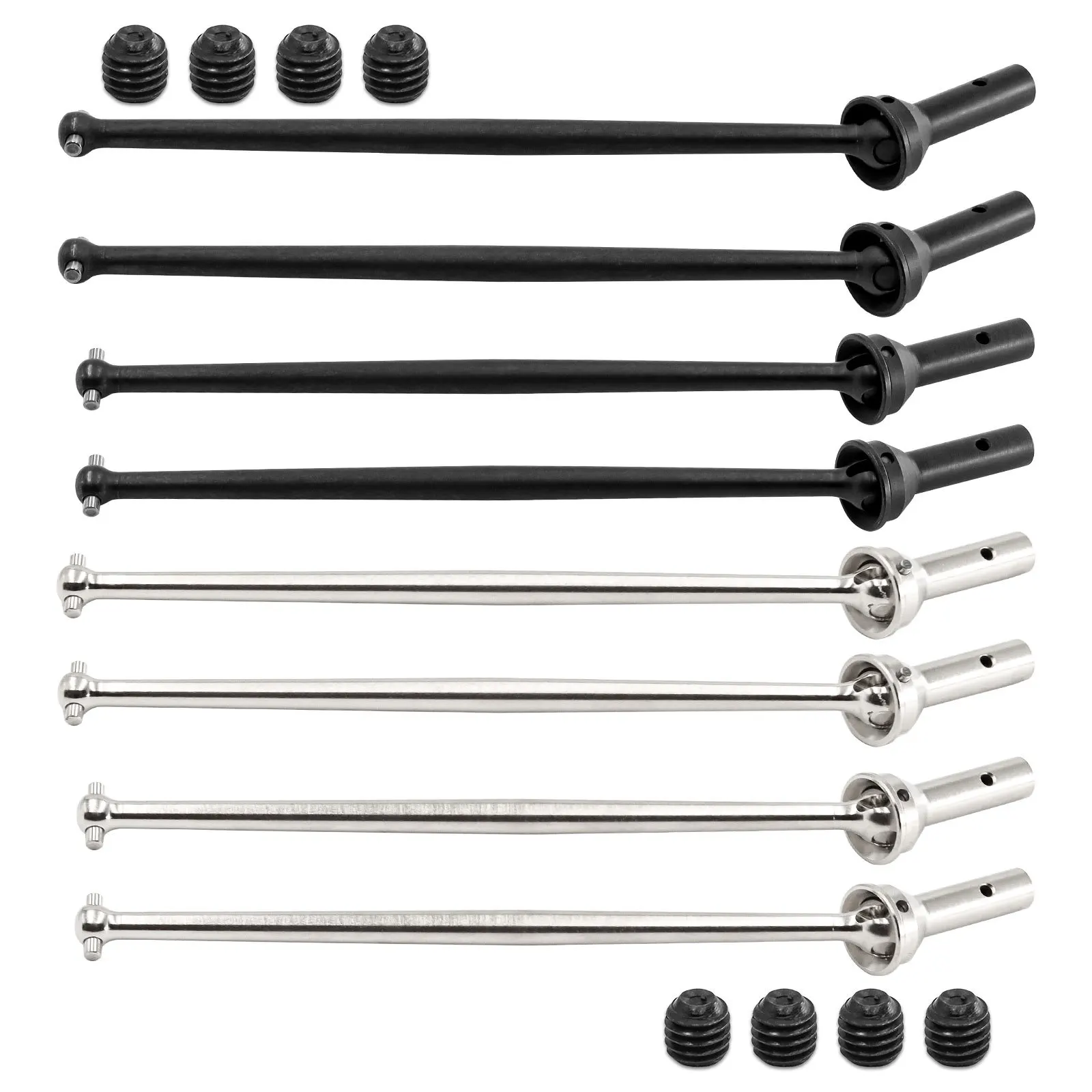 

4pcs Metal Front Rear CVD Driveshaft & Axle for ARRMA 1/7 Fireteam 6S BLX 1/8 Talion 6S BLX RC Car Upgrade Parts