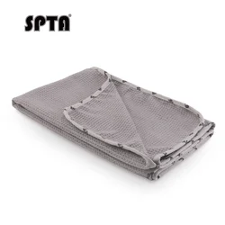 SPTA Waffle Weave Towel Microfiber Drying Detailing Towel 450GSM Super Absorbent For Car Glass,Window,Detailing and More