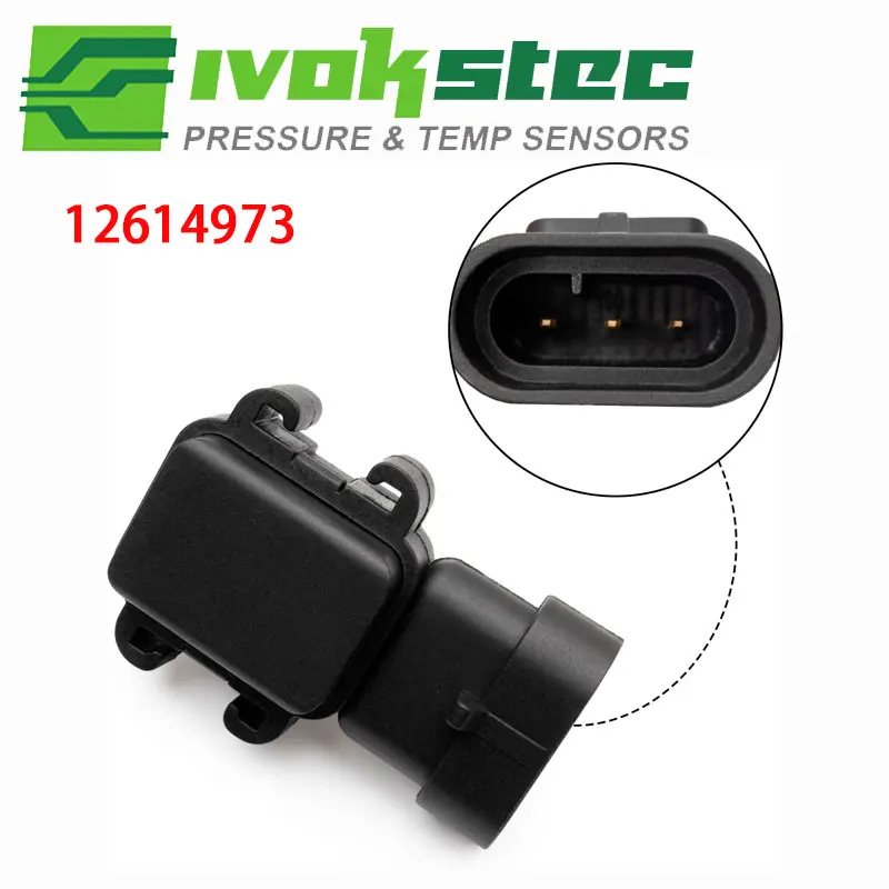 Sensor de mapa de presión para Hombre, Colector de 1 Bar de prueba, para Hummer H2, H3, Isuzu, ascendente, Oldsmobile 88, 89, 8-100%, 0, 12614973