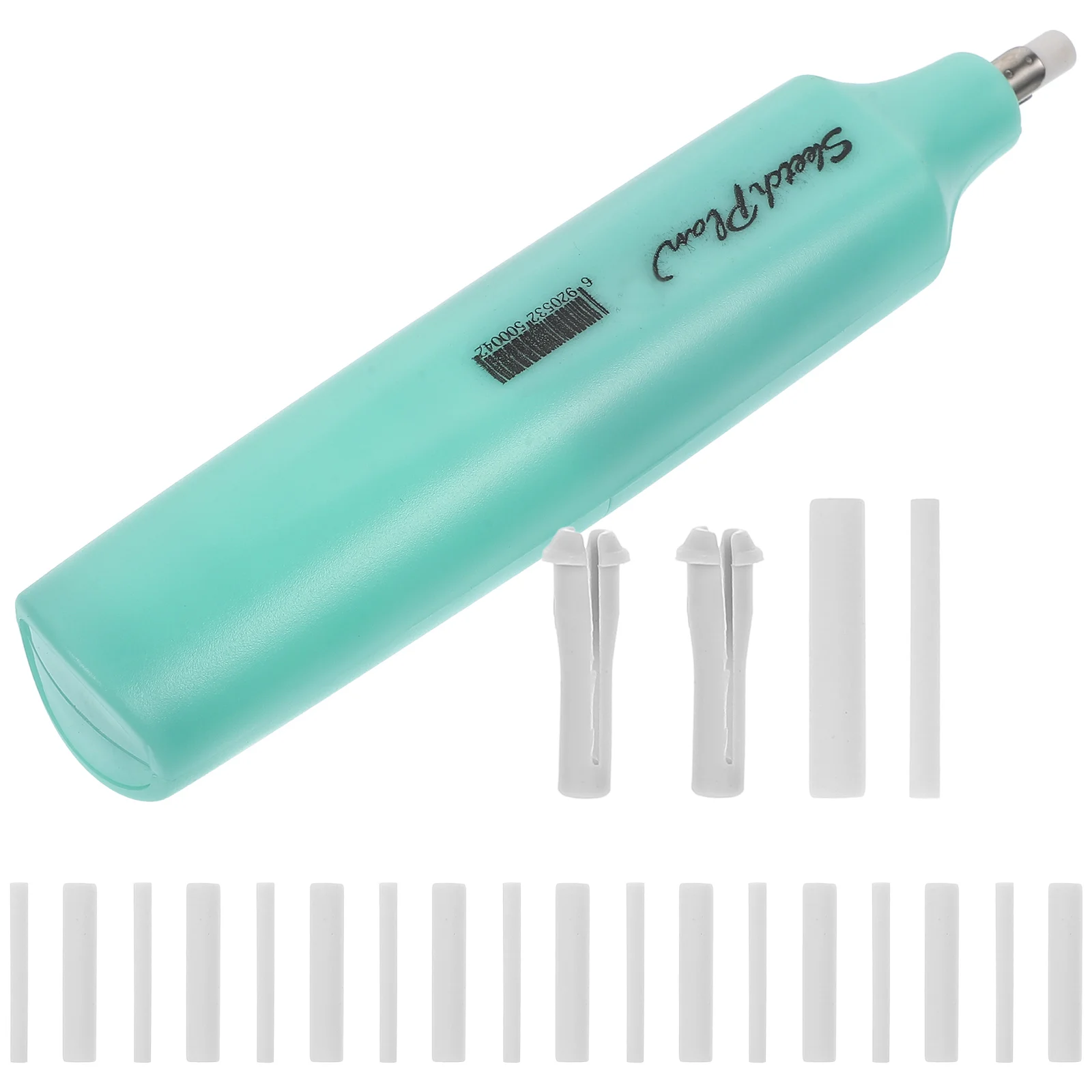

1 set Mini Electric Eraser for Pencil Handwriting Portable Compact Light Safe Efficient Student Office Use Fournitures