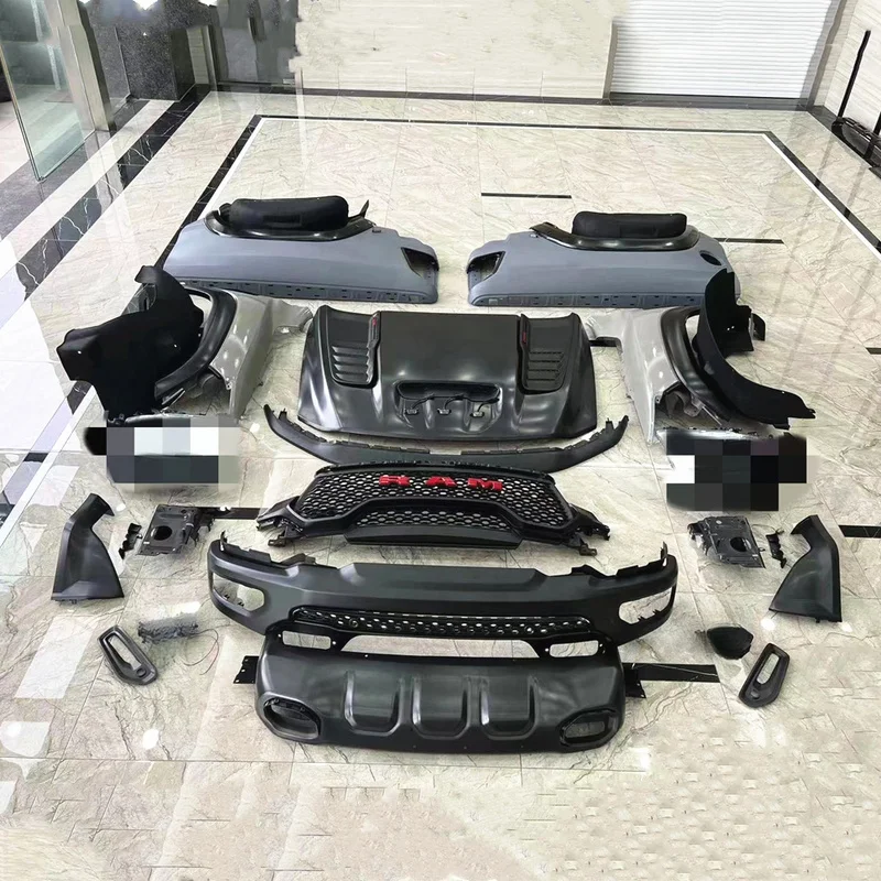 High Quality Conversion Bumper Body Kit Exterior Accessories for Dodge Ram 1500 2019-2022