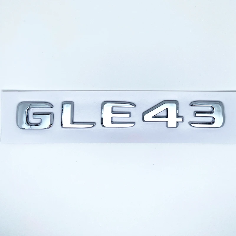 رسائل GLE43 GLE53 GLE63 GLE63S V8 Biturbo 4matic + شعار للسيارة الجانب الجذع الخلفي W166 W167 شعار ملصق #3