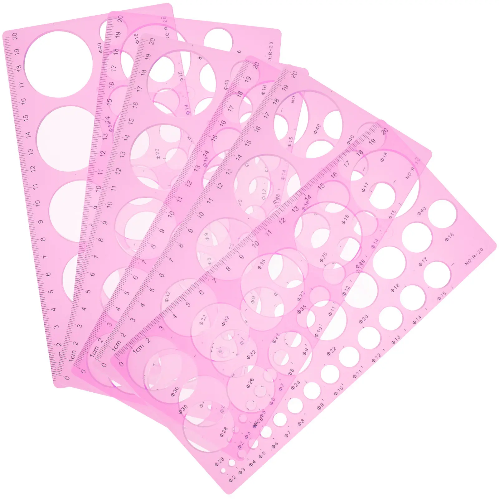 

Набор из 6 утолщенных пластиковых геометрических линеек-трафаретов для измерения кругов, инженерных расчетов, архитектуры, школьного и художественного дизайна