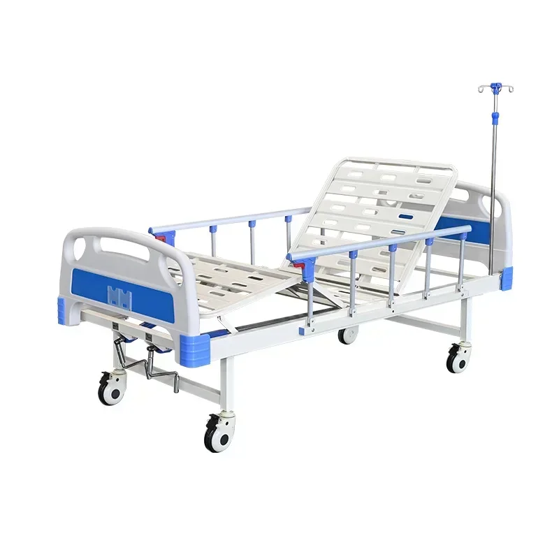 Professional Handbook Two Crank Patient Medical Dual Function Hospital and Home Bed