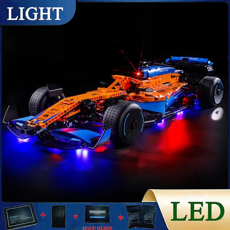 DIY LED Light Kit For LEGO 42141 F1 Race Car Building Block Set（Only LED Light,Without Blocks Model）