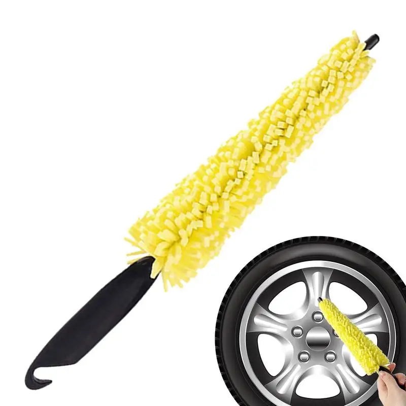 

Wheel Brush Lug Nuts & Wheel Cleaner Car Wash Brush Gift For Him Universal Car Detailing Cleaning Accessory For Tire Wheel Rim