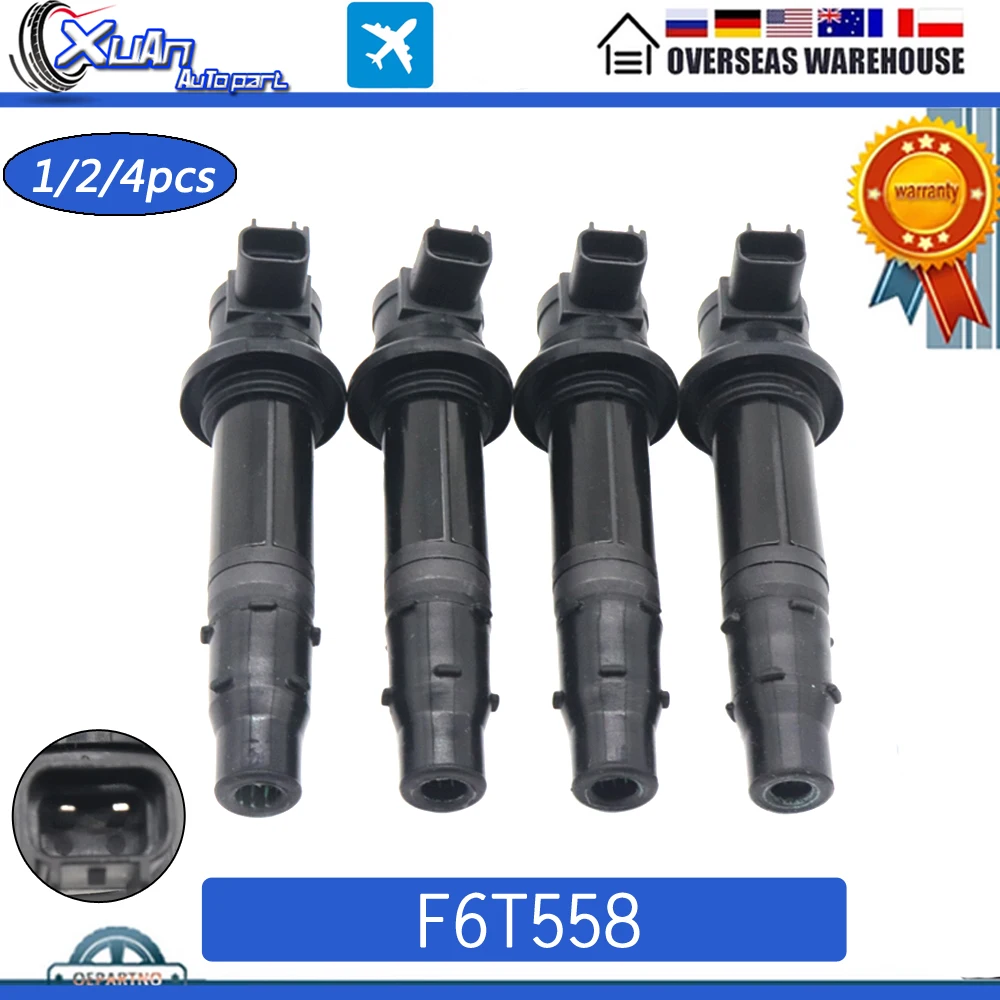 

F6T588 New Car Ignition Coil For Yamaha MT-07 R1 YZF-R1 R6 RJ15 FZ8 2002-17 39P-82310-10-00 5PW-82310-00-00 F6T558 F6T571