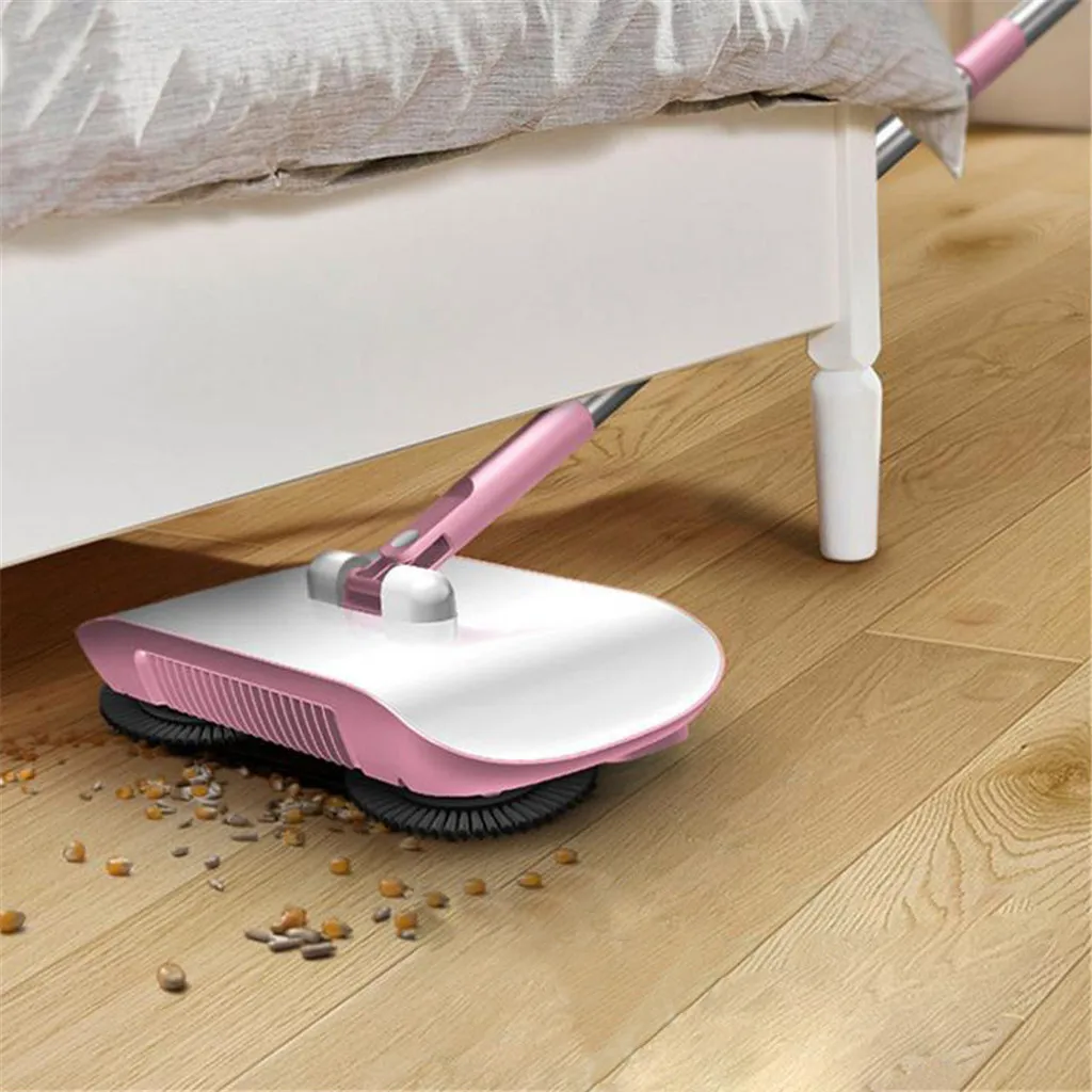 Home Broom Robot Vacuum Cleaner Mop Floor Kitchen Sweeper Mop Household Lazy Cleaning Tool Hand Push Magic Sweeping Machine