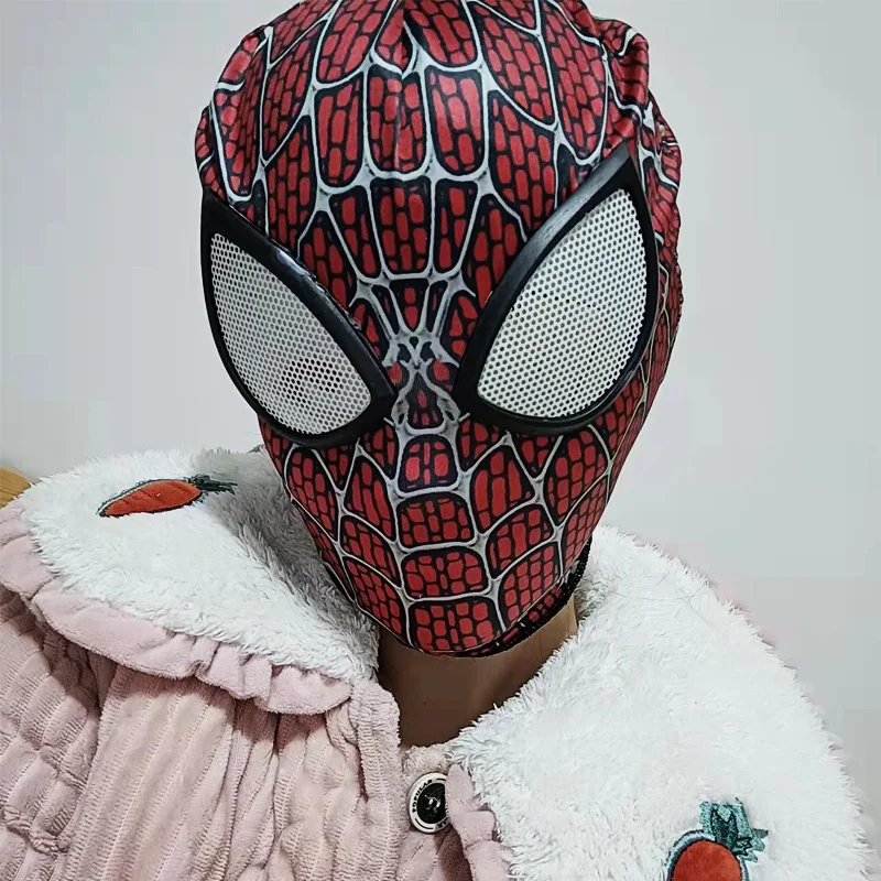 영화 캐릭터 3D 마스크 피터 파커 렌즈 마스크 슈퍼 히어로 코스프레 의상 마스크 Halloweengame 쇼 헤드 기어 성인 어린이 선물