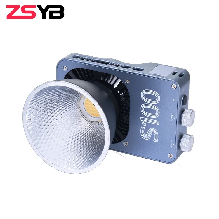 -ZSYB S100 100 Вт COB светодиодный светильник 2700K-6500K карманный светильник для фотосъемки для наружной фото-видео съемки управление через приложение