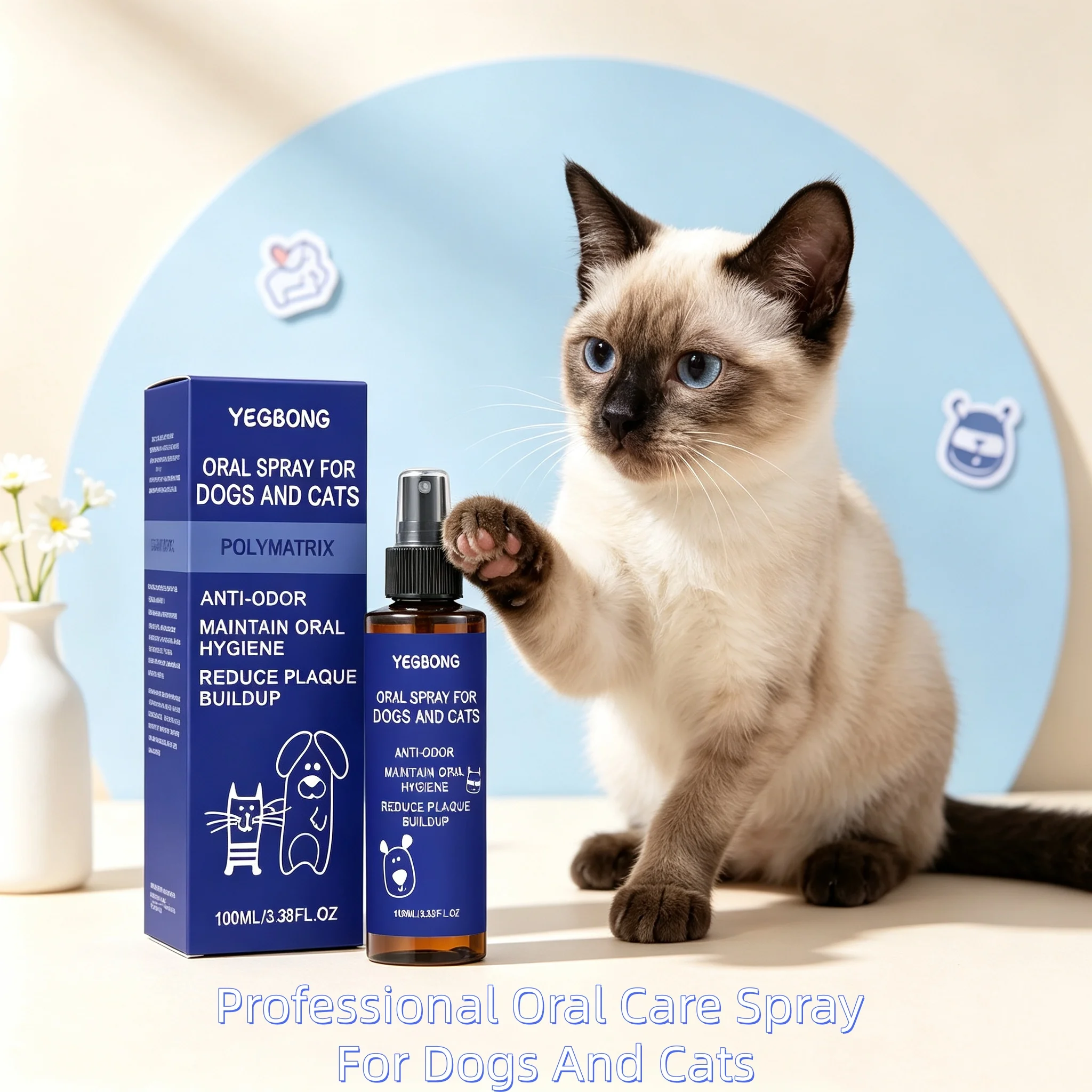Pet Oral Repair Spray For Dogs And Cats Deep Cleaning Lasting Freshing Tartar Remover Pet Deodorant Accessories Teeth Care Spray
