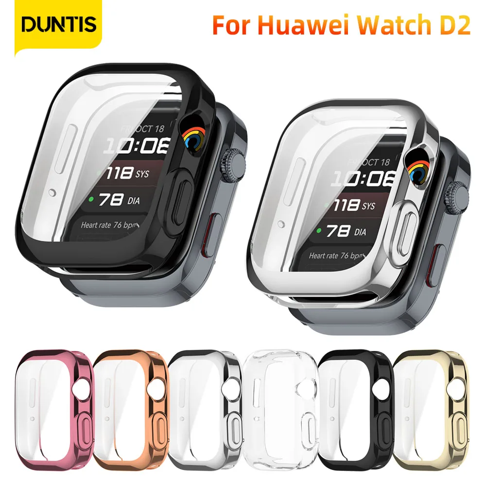 

Screen Protector Case for Huawei Watch D2 Soft TPU Face Cover All-Around Protective Bumper Accessories for Huawei Watch D2