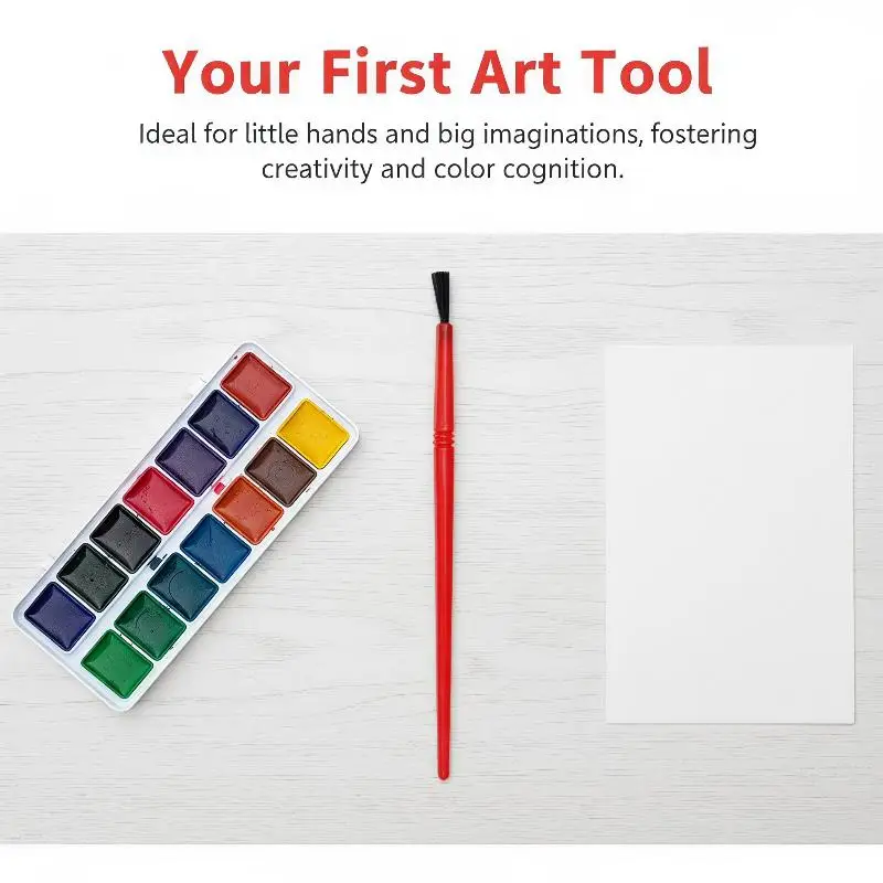 Mini Portable Painting Brushes 50Pcs Lightweight Art Paint Brushes for Watercolor Gouache Kids Adult Artists Drawing