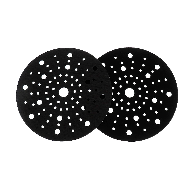 2Pcs 6Inch Interface Pad Protection Disc Hook and Loop 80Holes Saver for Random Orbital Sander Polishing and Grinding