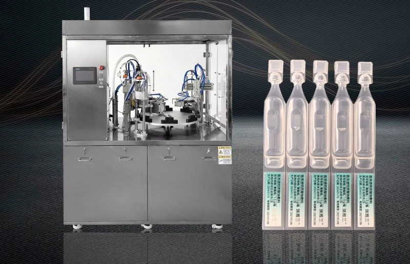 Hot melt secondary throwing pipe filling and sealing machine secondary throwing bottle packaging machine equipment manufacturer