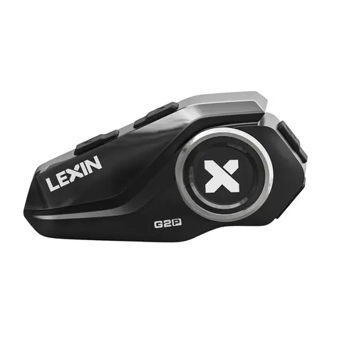 New Lexin G2 Motorcycle Intercom Helmet Bluetooth Headsets,Handsfree Communicator Up to 6 Riders Interphone with FM Radio