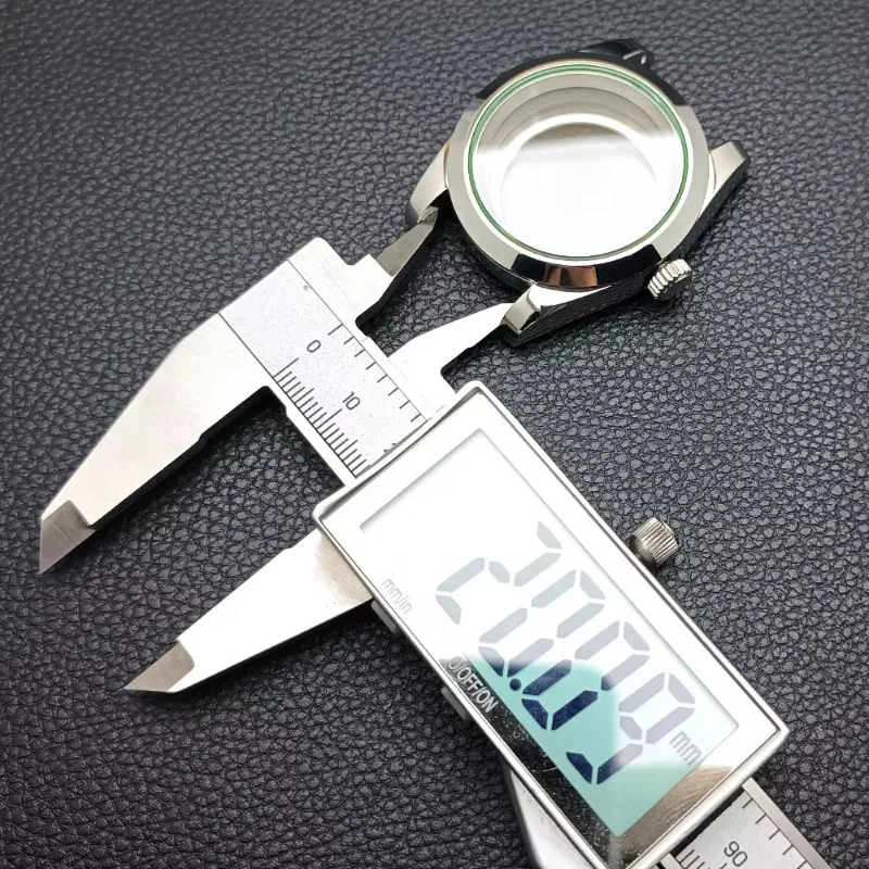 Корпус часов NH35 39 мм, прозрачный корпус из сапфирового стекла со скошенной молнией, подходит для механизма NH35/NH36/NH38/NH70/NH72, новый DIY