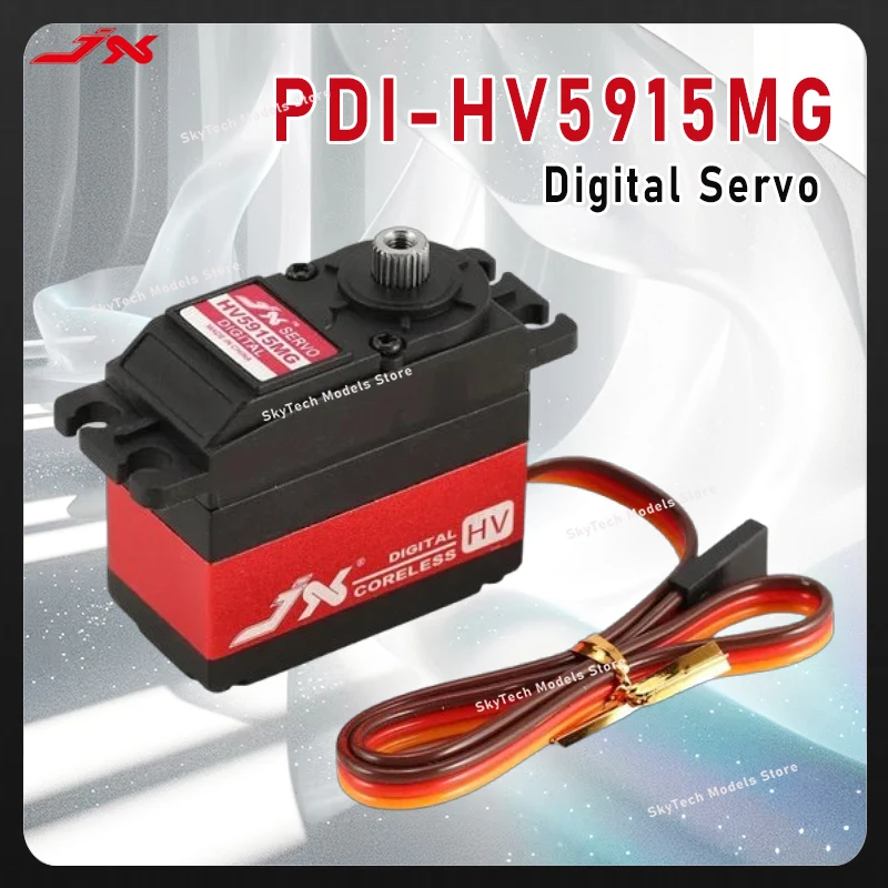 

JX Servo PDI-HV5915MG Digital Servo - 15KG Torque, Metal Gear, Coreless, for 1/8 - 1/10 RC Cars & 600 - 700 RC Helicopters