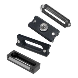 Camera Quick Release Safety Rail 48/42/54/63mm Long with 1/4'' / 3/8 Screws For Nato Handle EVF Attach Top Handle Camera Cage